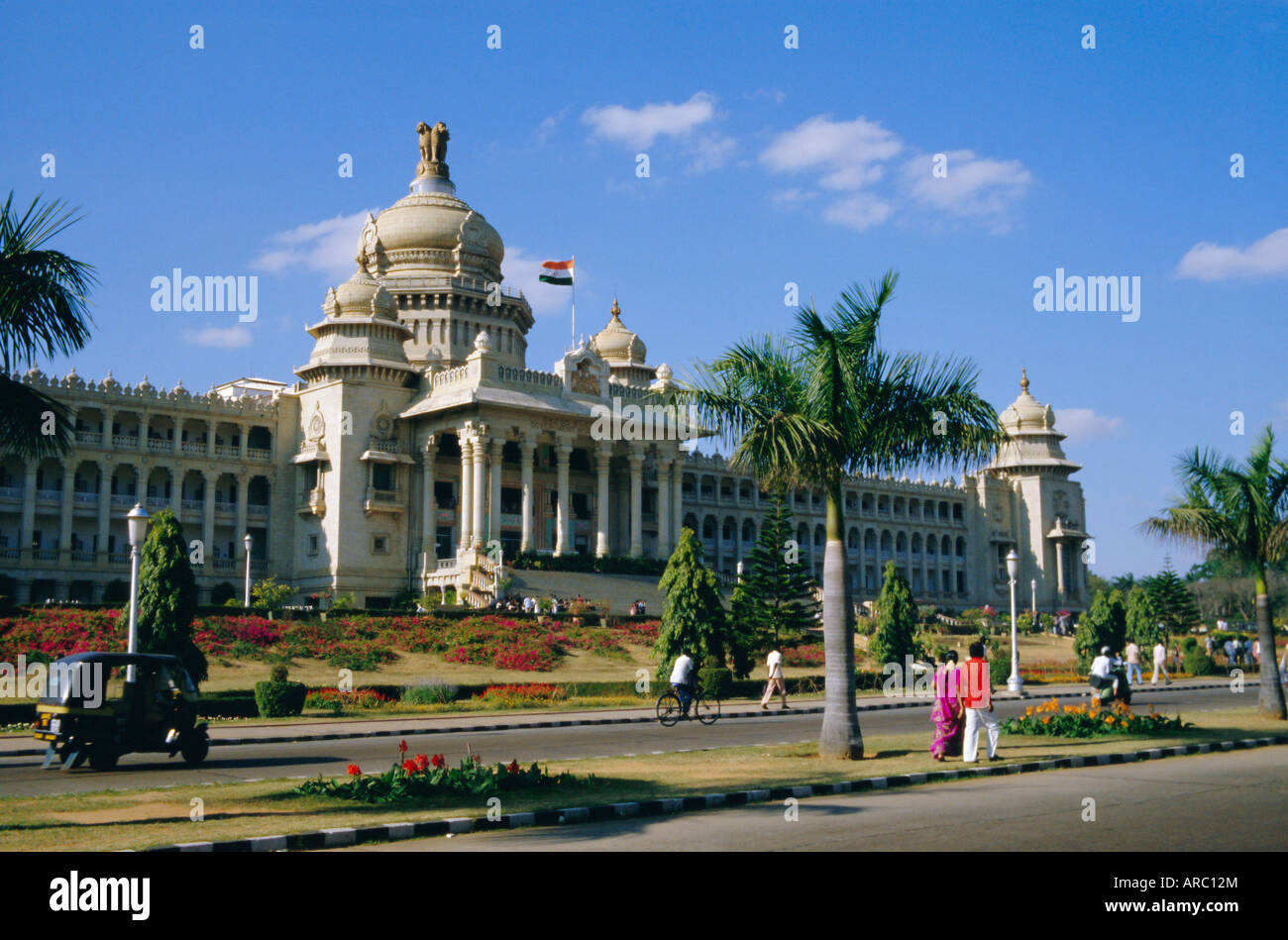 Assemblée législative de l'État & bâtiment du Secrétariat, Bangalore, Karnataka, Inde l'État Banque D'Images
