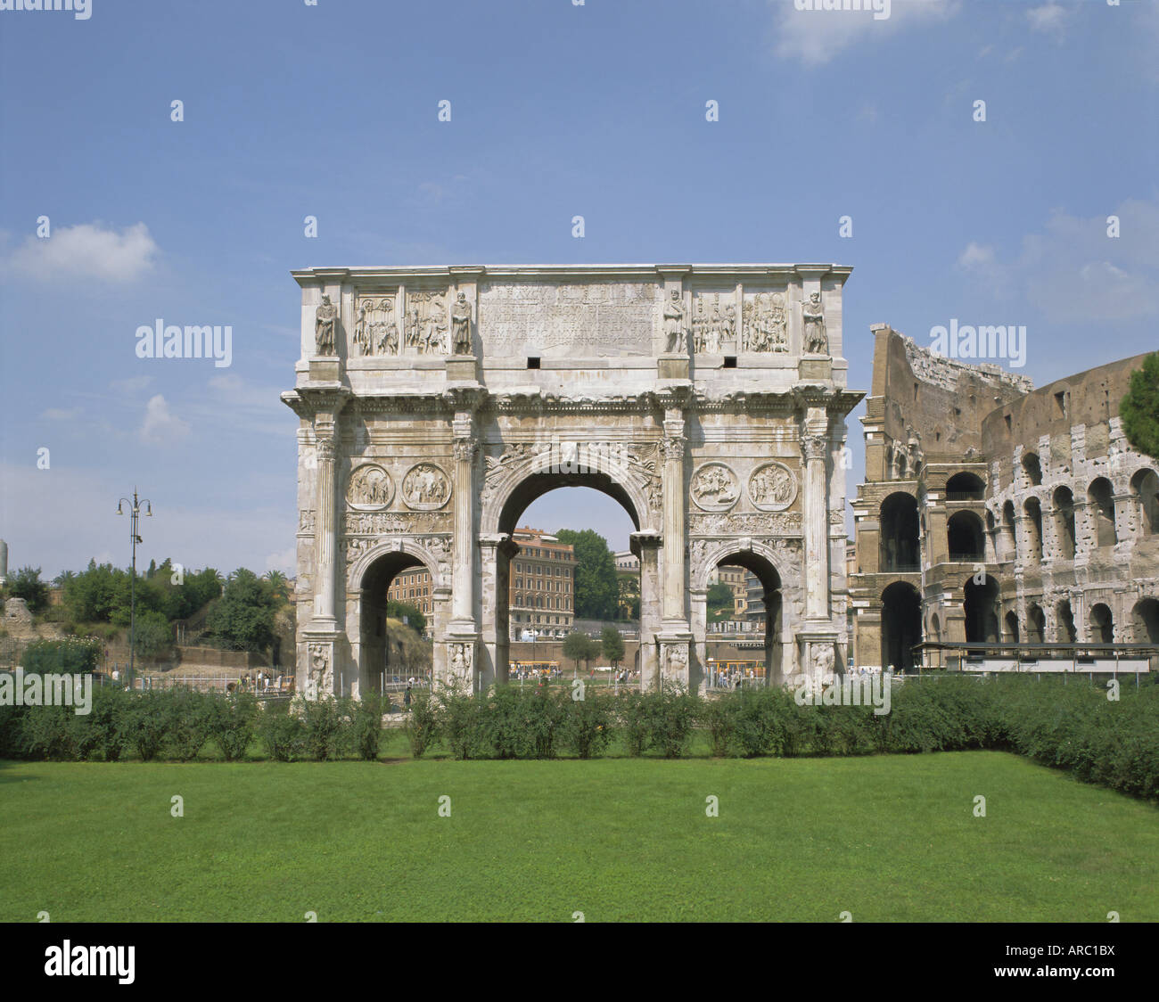 Arc de Constantin, Rome, Latium, Italie, Europe Banque D'Images