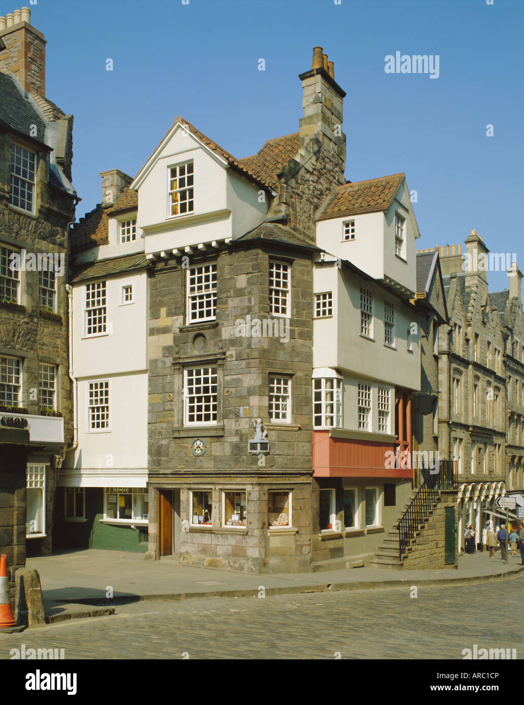 John Knox House, Edinburgh, Lothian, Écosse, Royaume-Uni, Europe Banque D'Images