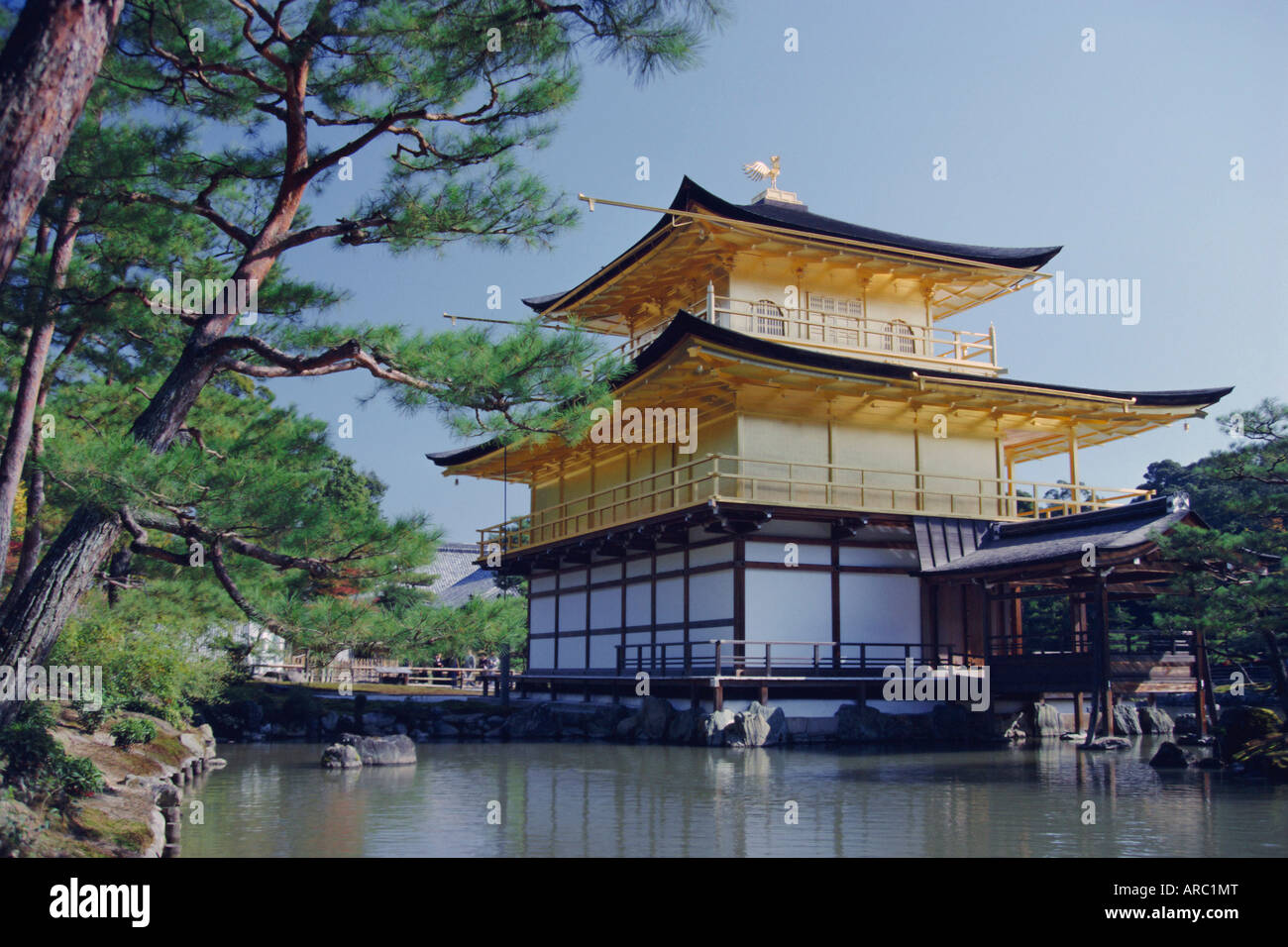Le Temple d'or, Kyoto, Japon, Asie Banque D'Images