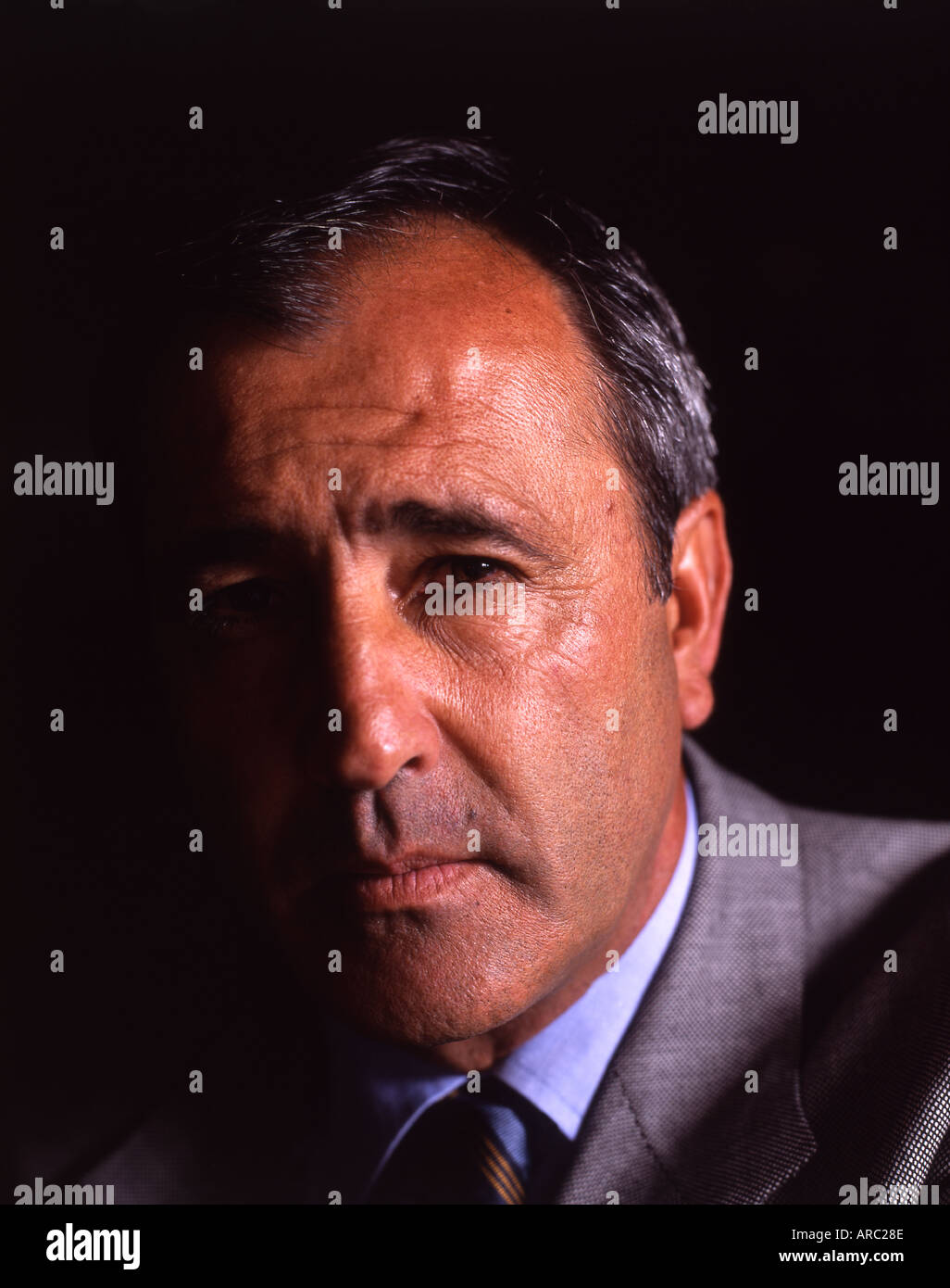 Seve Ballesteros Golf espagnol grand portrait en couleur Banque D'Images