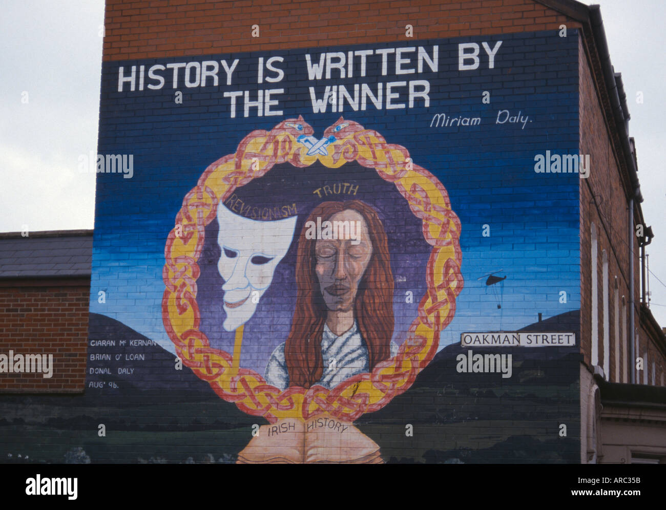 Fresque à l'Irlande Banque D'Images