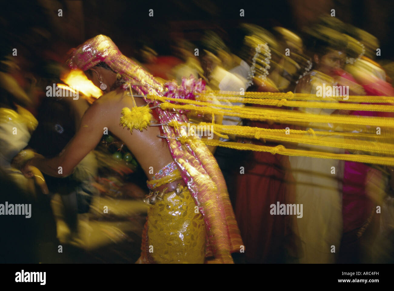 Festival hindou Thaipusam, annuel, les grottes de Batu, près de Kuala Lumpur, Malaisie, Asie Banque D'Images