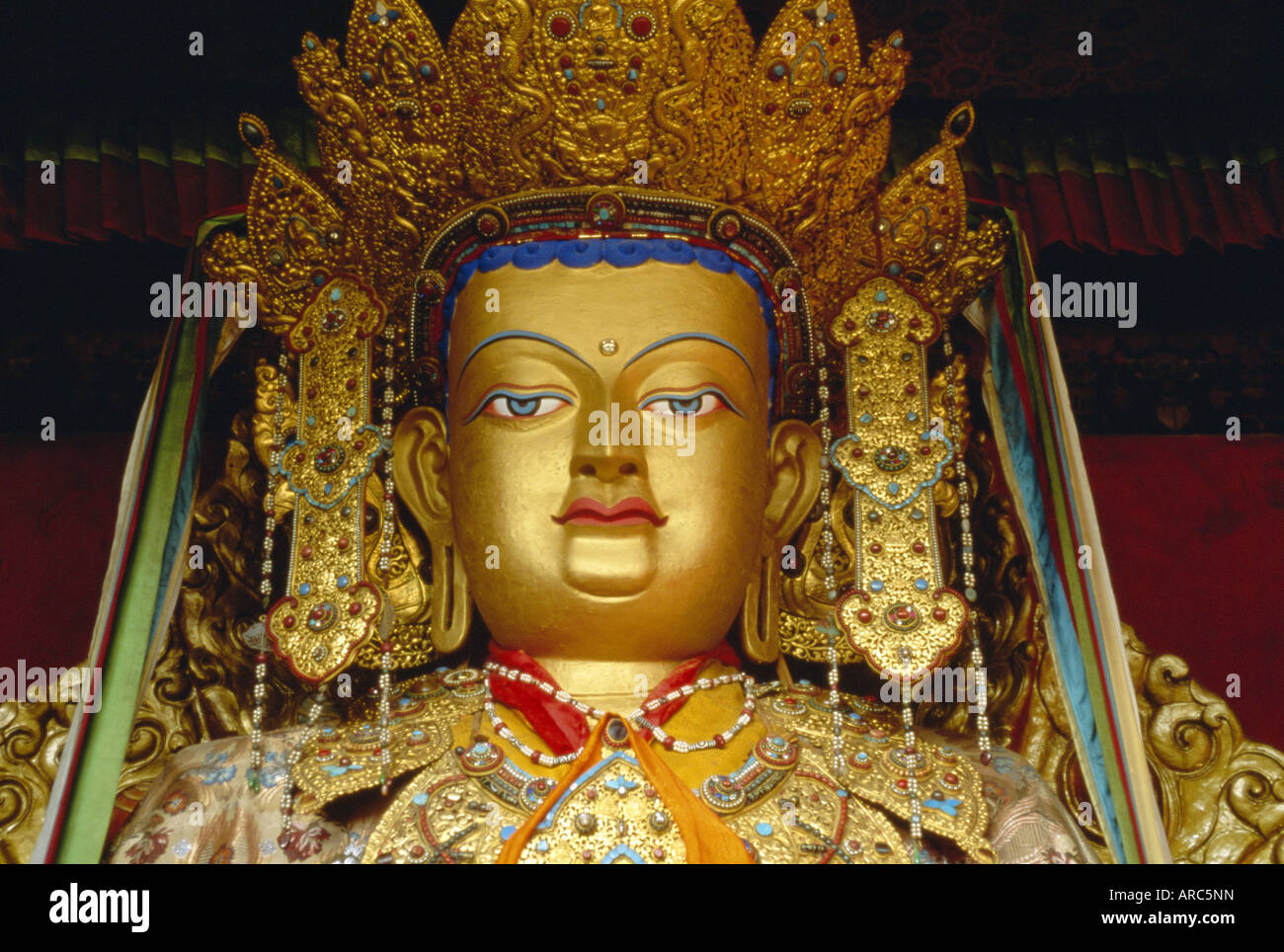 Avalokitesvara, le Bodhisattva de la compassion, Lhassa, Tibet, Chine, Asie Banque D'Images
