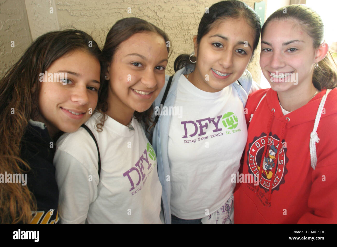 Miami Florida,Parrot Jungle,oiseaux,plumes,vol,Drug Free Youth in Town,DFYIT club,anti addiction organisation à but non lucratif,Drug Free Festival,festival Banque D'Images