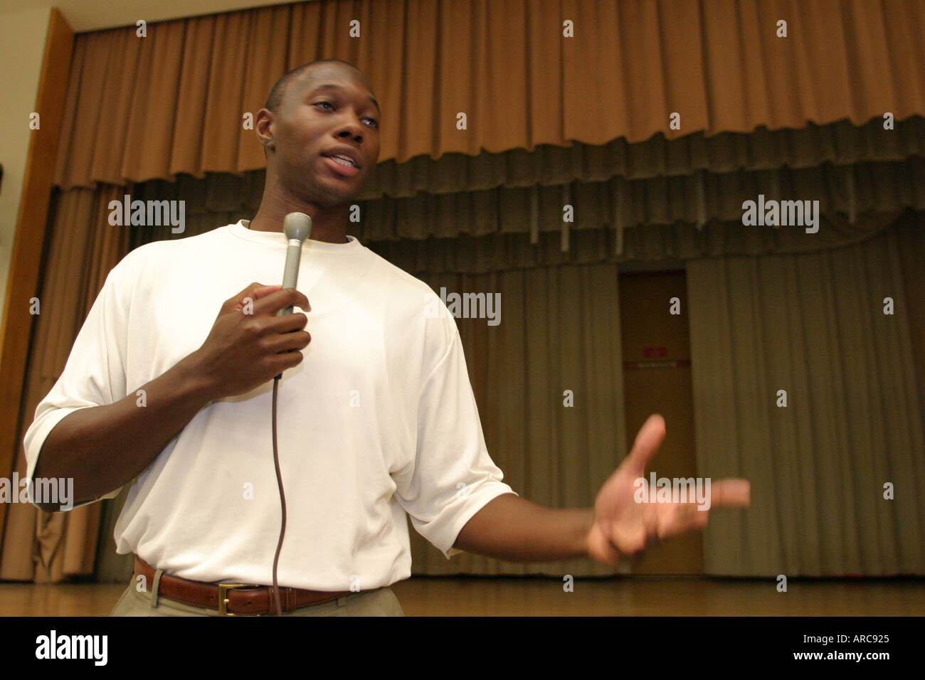 Miami Florida,Little Haiti,Miami Edison Senior High School,campus,étudiants éducation élèves élèves élèves,école,campus,apprendre apprend l'apprentissage,enseigner,kn Banque D'Images