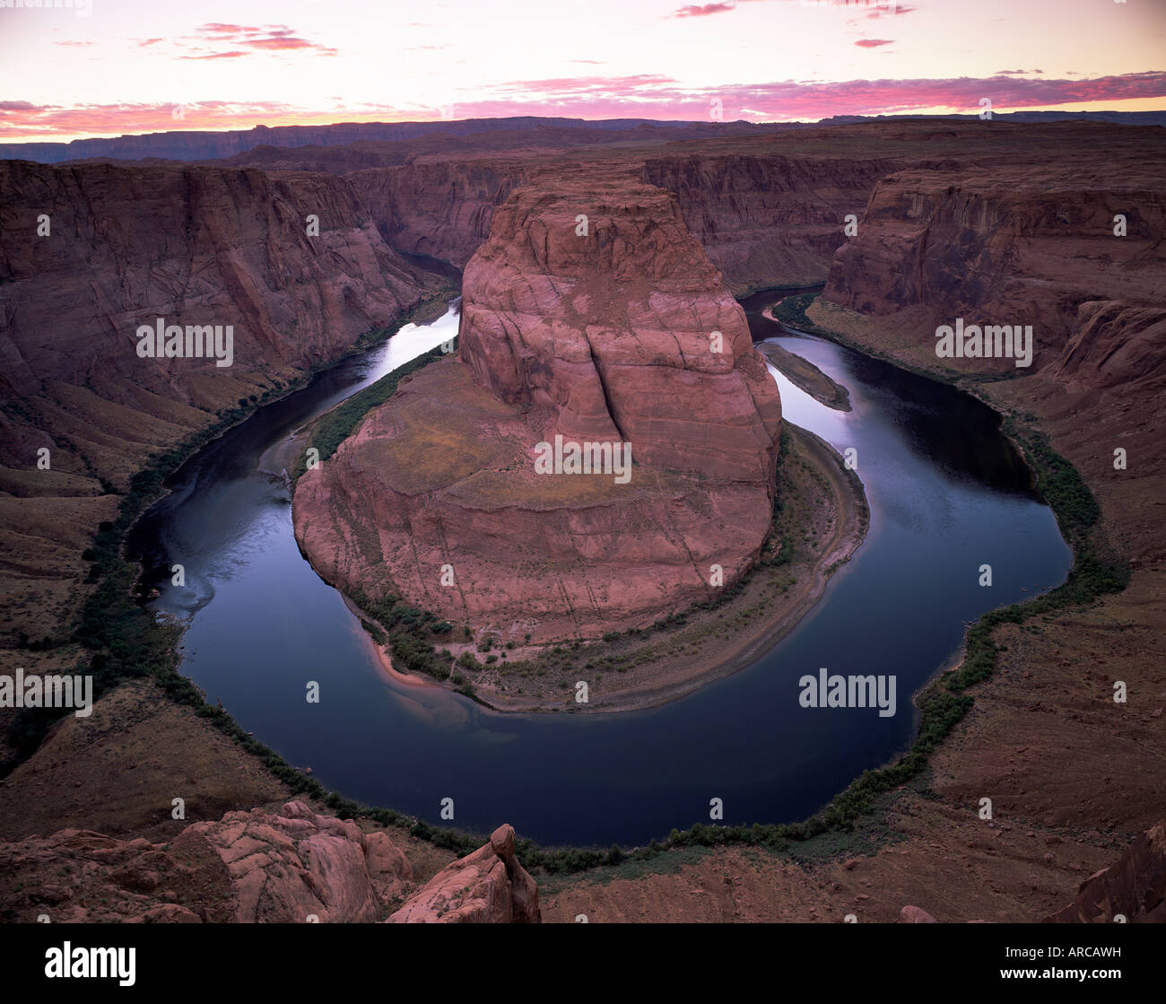 Horseshoe Bend, Colorado, Utah, United States of America (États-Unis), en Amérique du Nord Banque D'Images