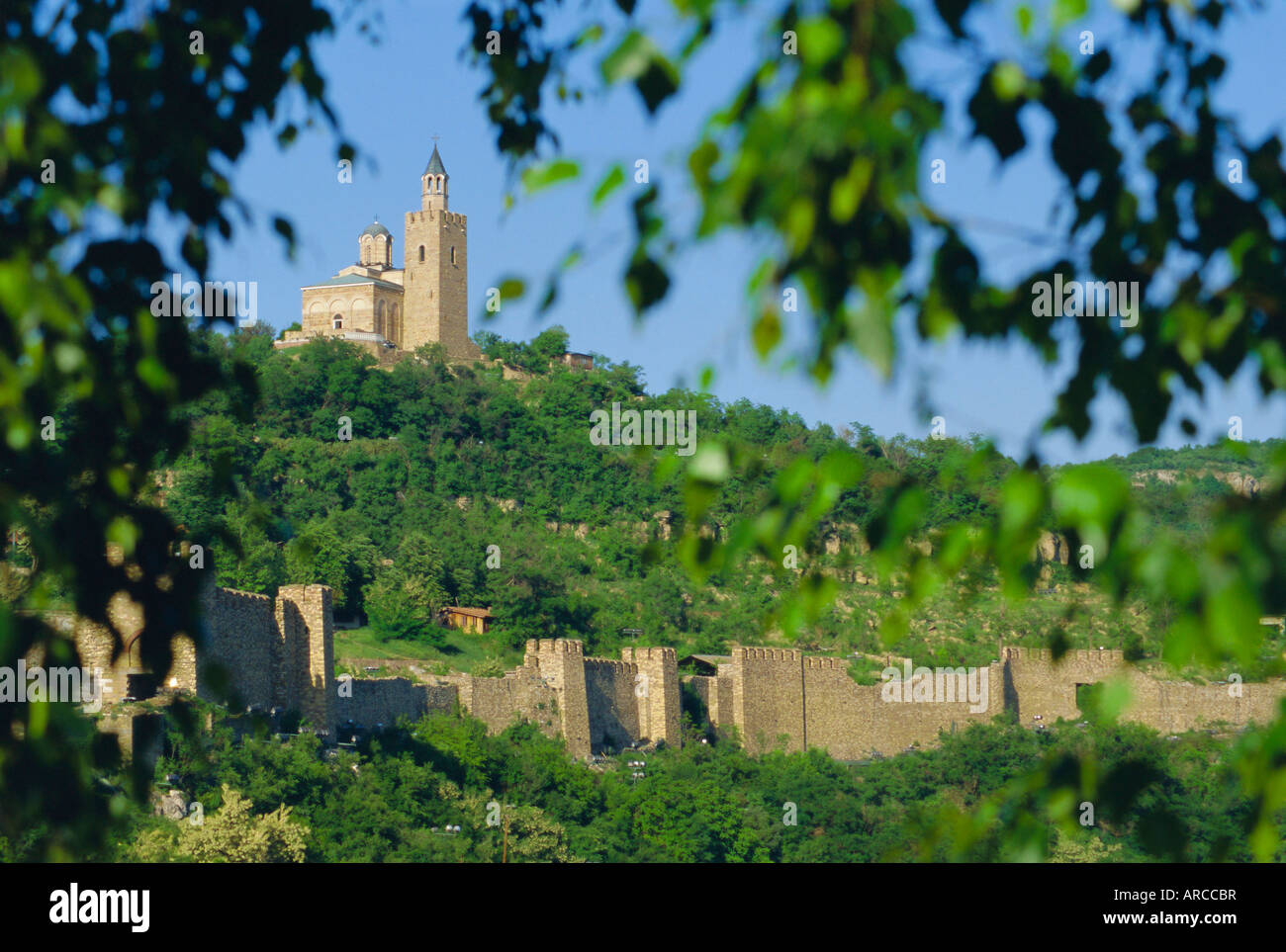 La Citadelle, 14e c capital bulgare, Velike Turnove, Bulgarie Banque D'Images