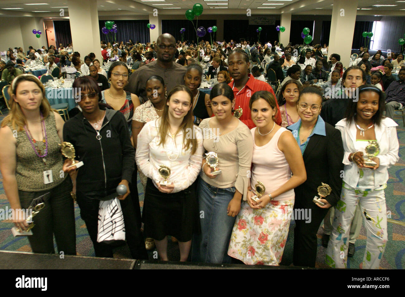 Miami Florida,Hyatt Regency,hôtels d'hôtel hôtels motels inn motel,Ddrogues jeunes en ville,club DFYIT,déjeuner de prix,lycée,campus,étudiant studen Banque D'Images