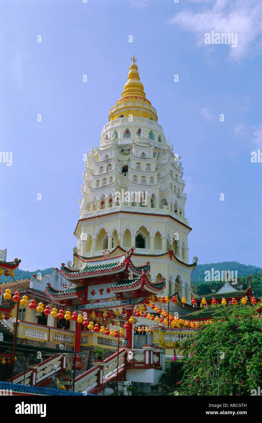 Ban Po Tha Pagoda (10 000 Bouddhas), Temple de Kek Lok Si, Penang, Malaisie Banque D'Images