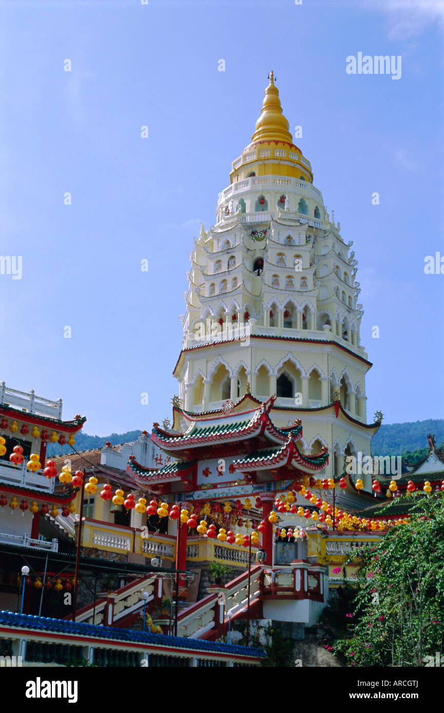 Ban Po Tha Pagoda (10 000 Bouddhas), Temple de Kek Lok Si complexe, Penang, Malaisie, Asie Banque D'Images