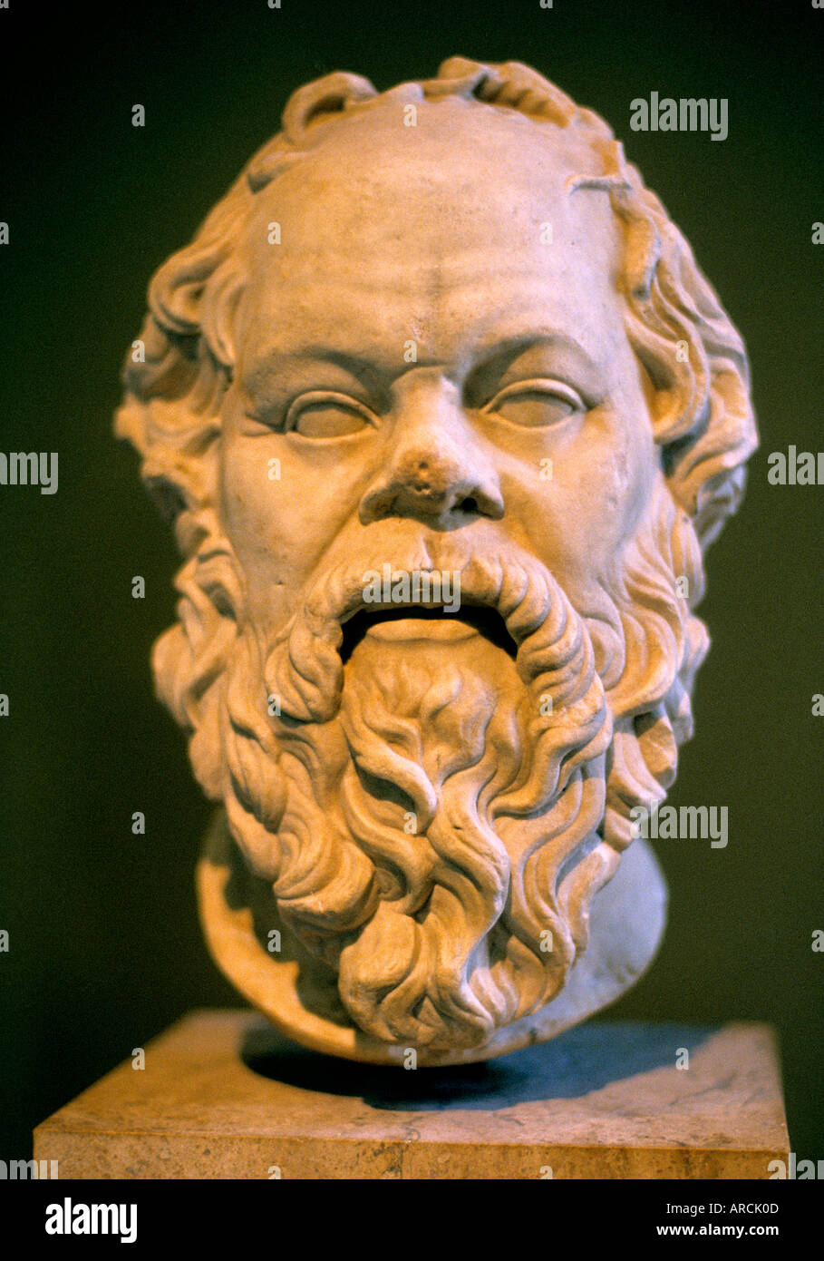 Philosophe grec Socrate Grèce Banque D'Images