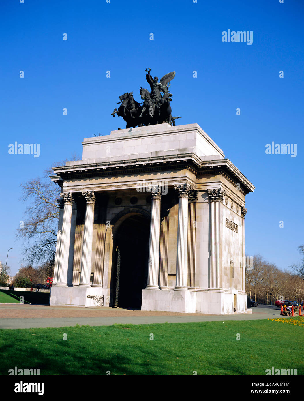 Arch a Hyde Park Corner, London, England, UK Banque D'Images
