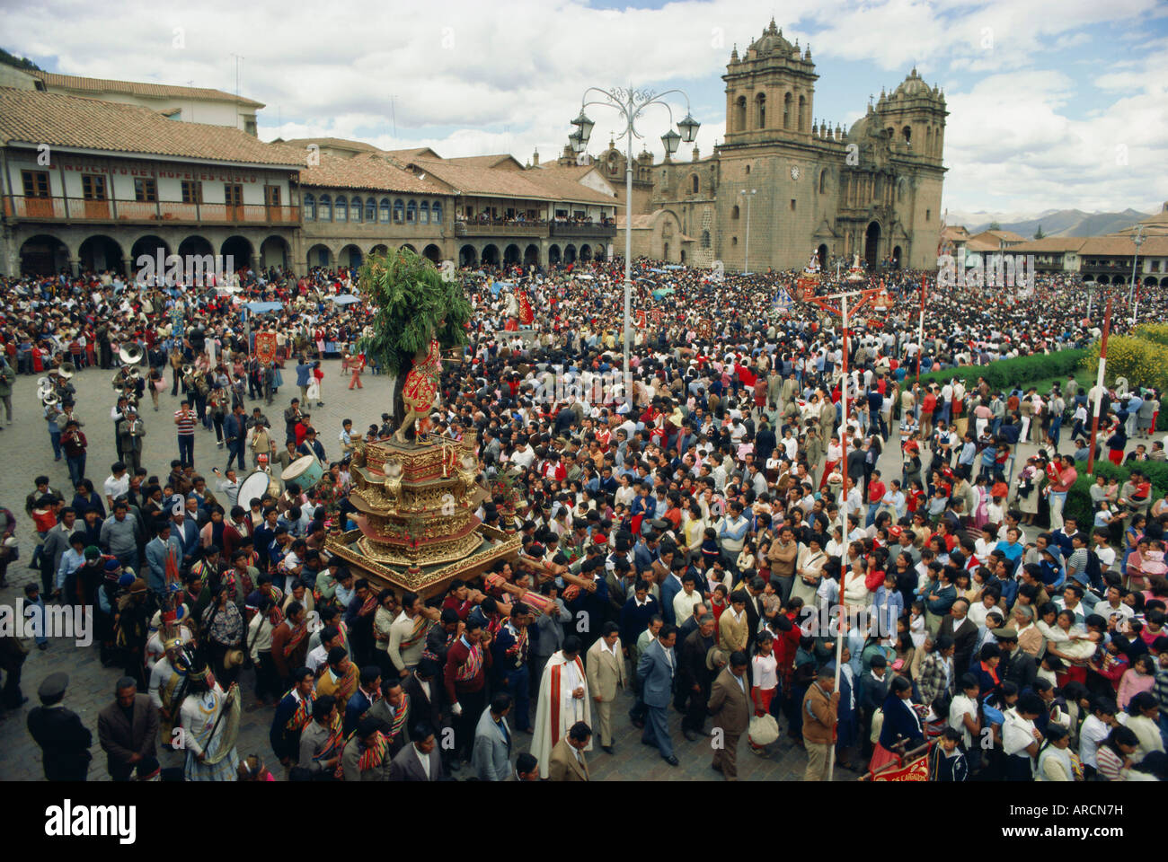 Fête de Corpus Christi, Cuzco, Pérou, Amérique du Sud Banque D'Images