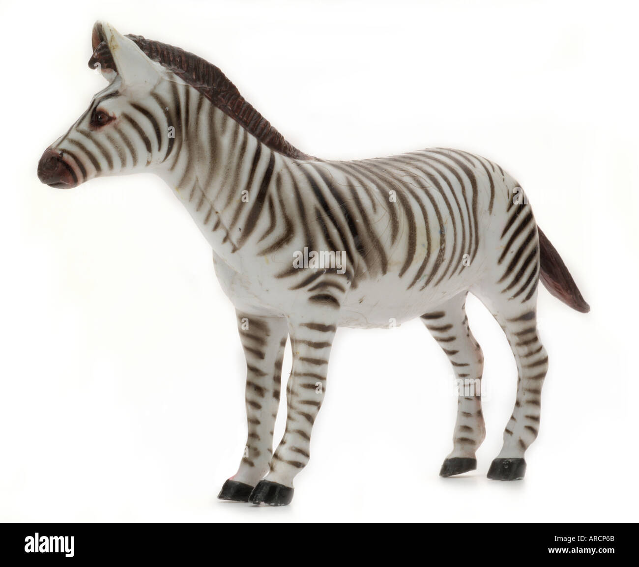 La ferme des animaux du zoo en plastique figure cartoon England UK Royaume-Uni GB Grande Bretagne l'Europe Union Européenne UE Banque D'Images