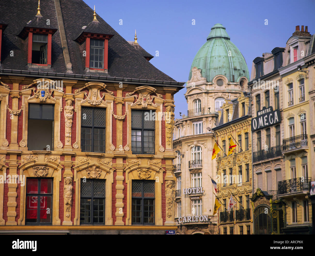 Grand Place, Lille, Nord Pas de Calais, France, Europe Banque D'Images