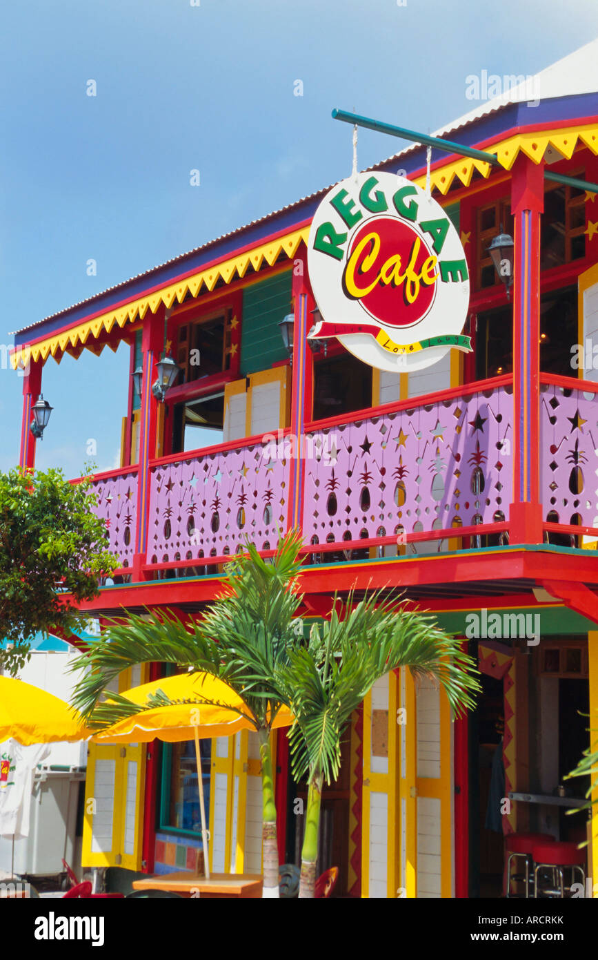 Phillipsburg, Saint Marten, Islv, Caraïbes, Antilles Banque D'Images