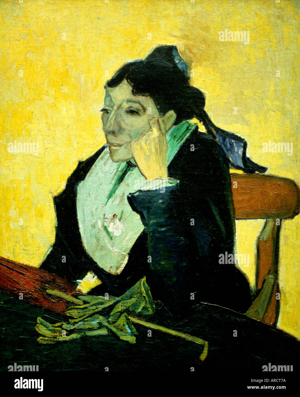 Vincent v Gogh Vincent van Gogh 1853-1890 Pays-Bas Néerlandais L Arlésienne Banque D'Images
