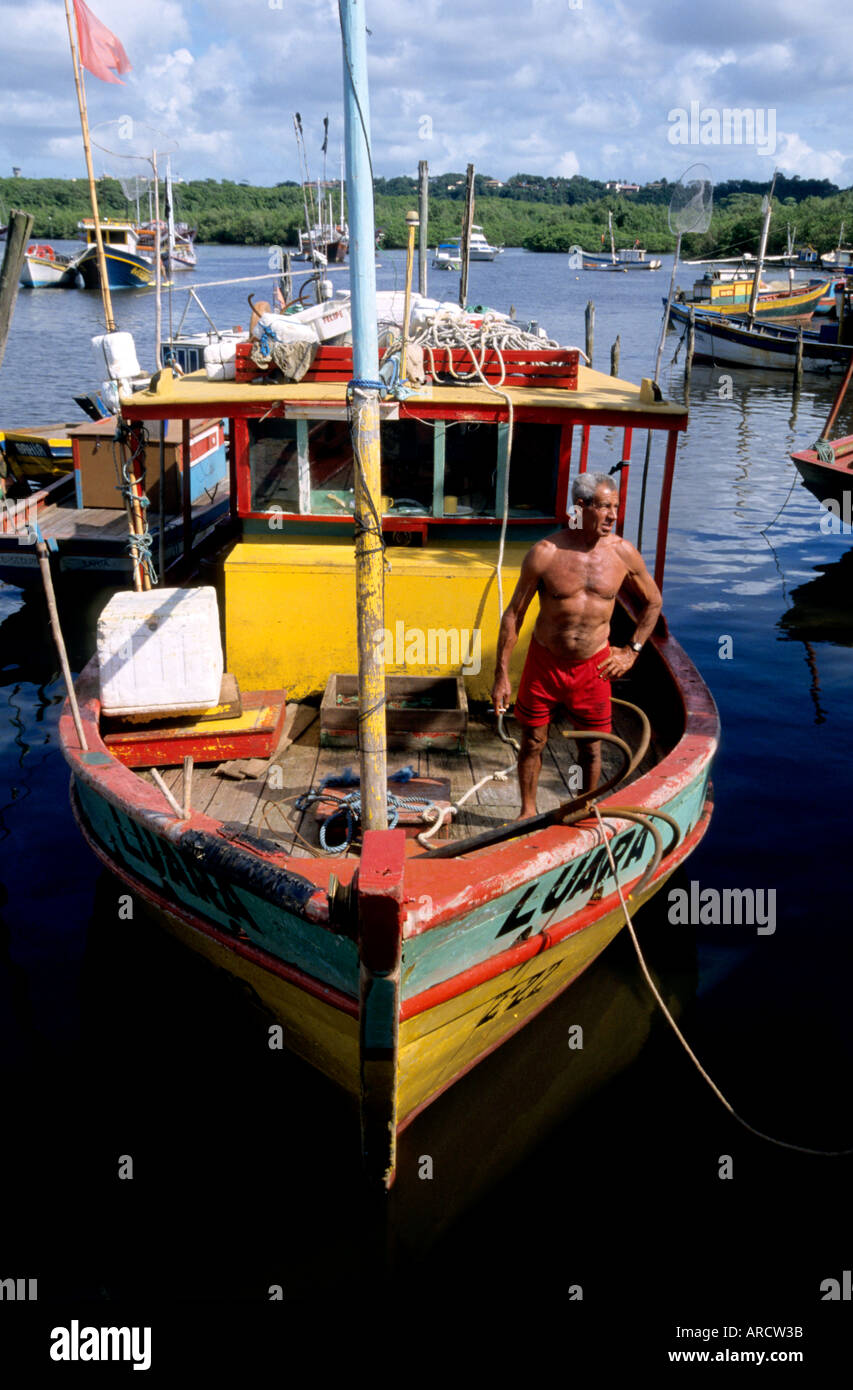 Porto Seguro Bahia Brasil Brésil port harbor fish Banque D'Images Porto Seguro Bahia Brasil Brésil port harbor fish Banque D'Images