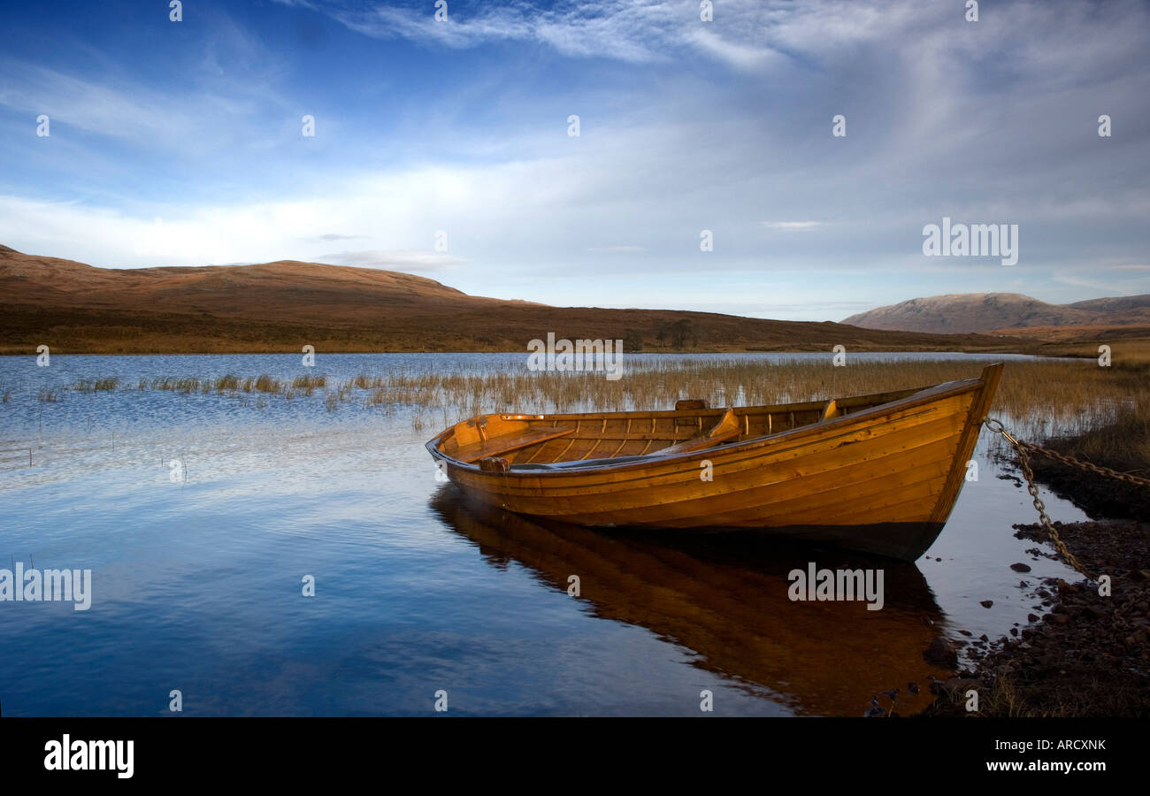 bateau de loch Banque D'Images