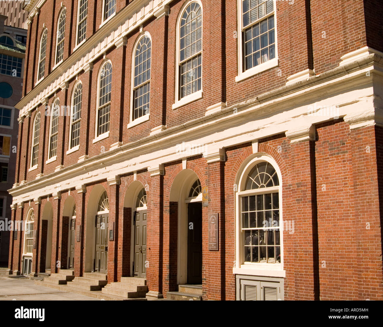 Faneuil Hall, sur la Freedom Trail de Boston Massachusetts USA Banque D'Images