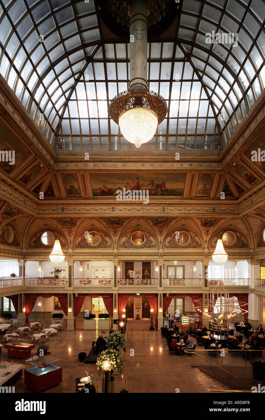 Scheveningen, Kurhaus-Hotel, Hall Banque D'Images