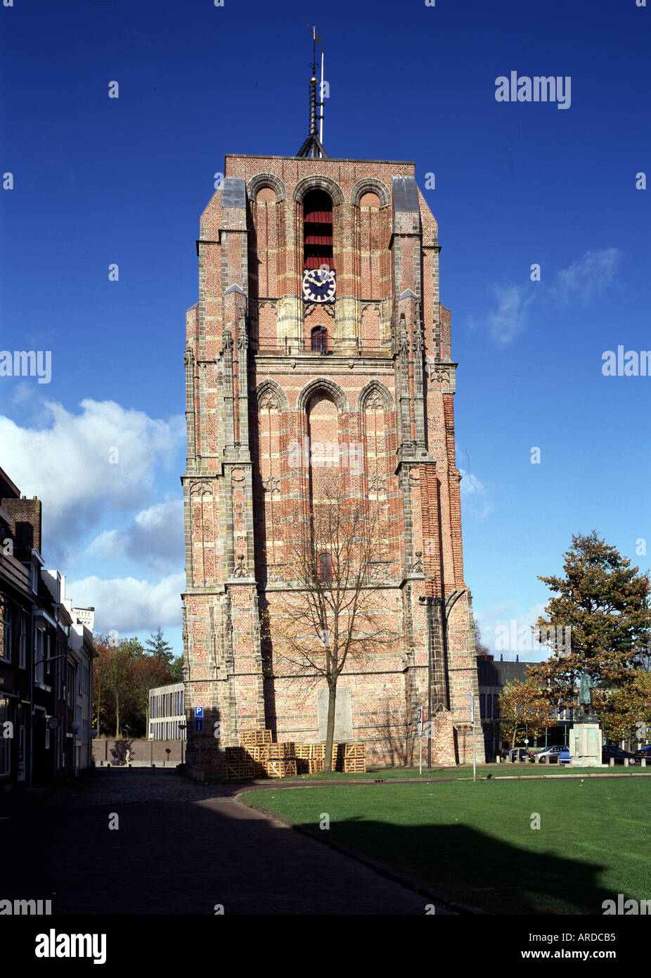Leeuwarden, Oldehove Toren, Blick von Südosten Banque D'Images