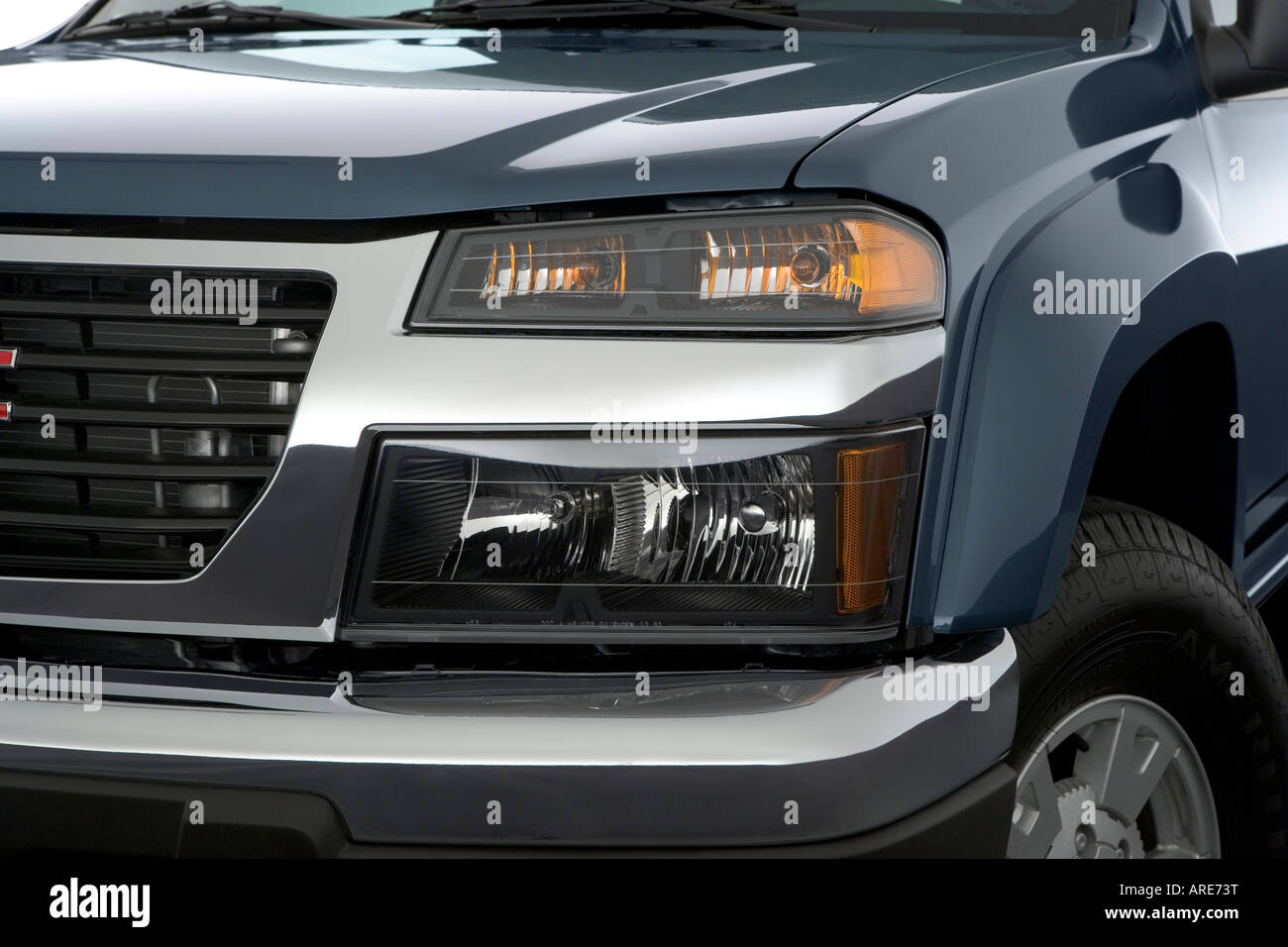 2006 GMC Canyon SLE en gris - Phare Banque D'Images