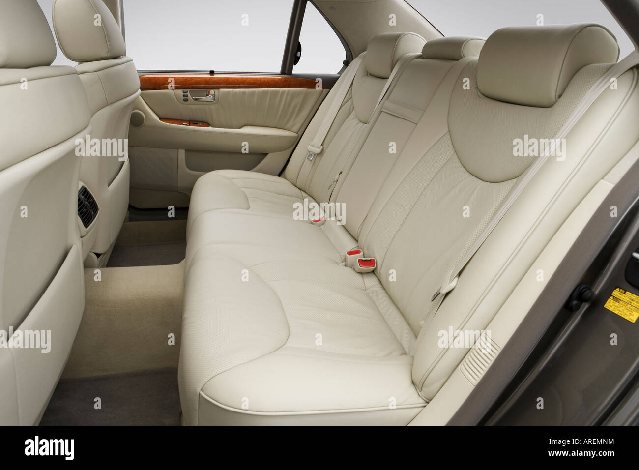 2006 Lexus LS 430 dans la région de Brown - sièges arrière Banque D'Images