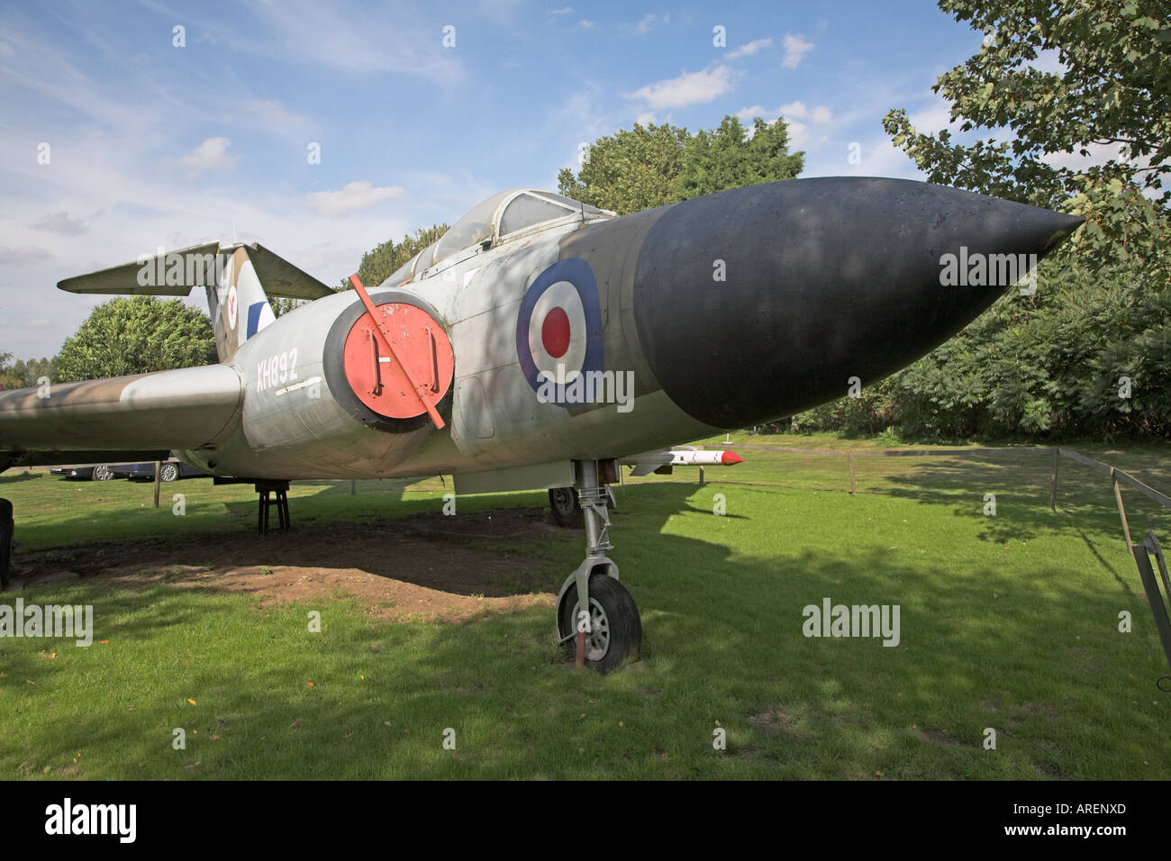 Gloster Javelin F (AW).9R avion Flixton aviation museum Suffolk Angleterre Banque D'Images