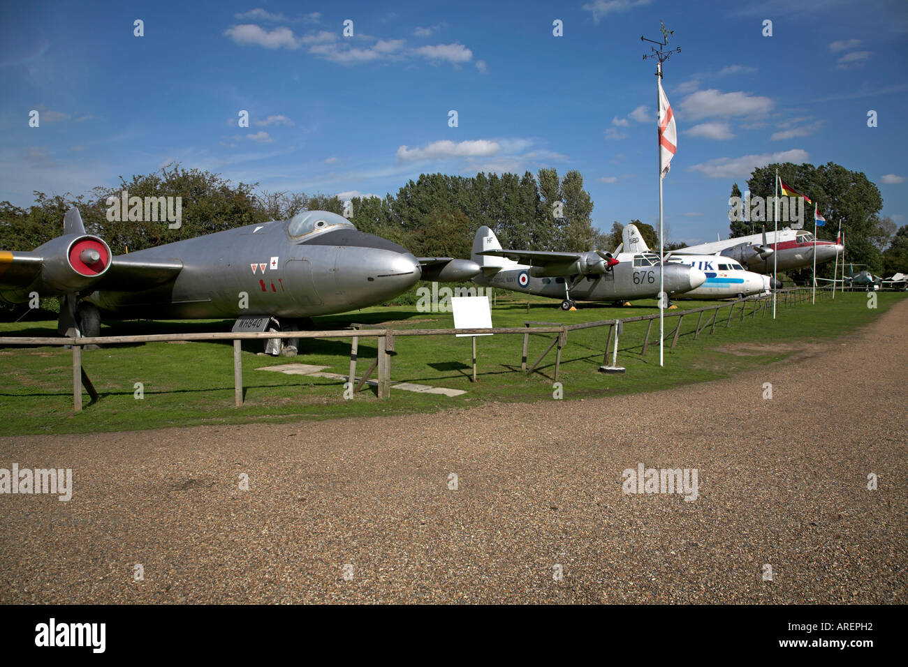 English Electric Canberra T4 Musée de l'aviation Flixton Suffolk Angleterre Banque D'Images