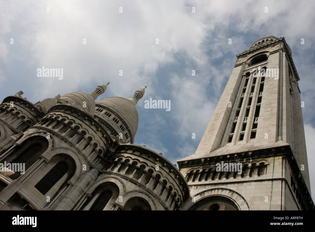 Sacré-Coeur, Paris, France. Banque D'Images