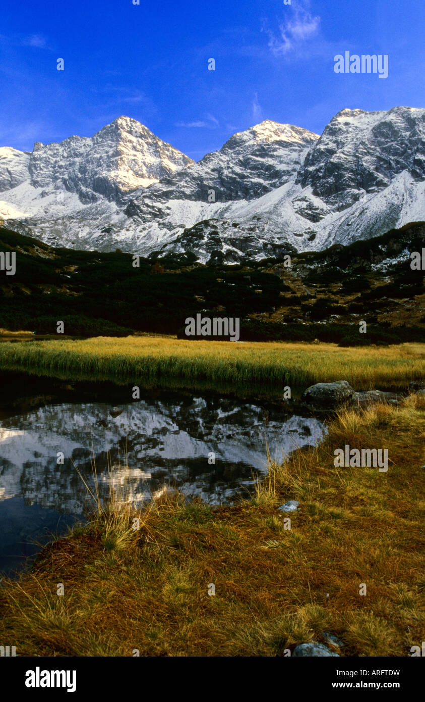 Montagnes Tatra en automne Banque D'Images