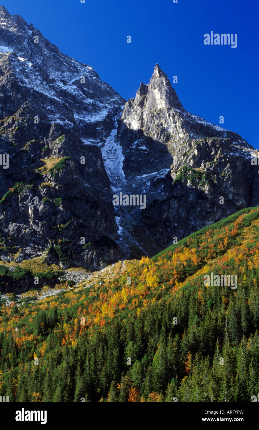 Montagnes Tatra en automne Banque D'Images