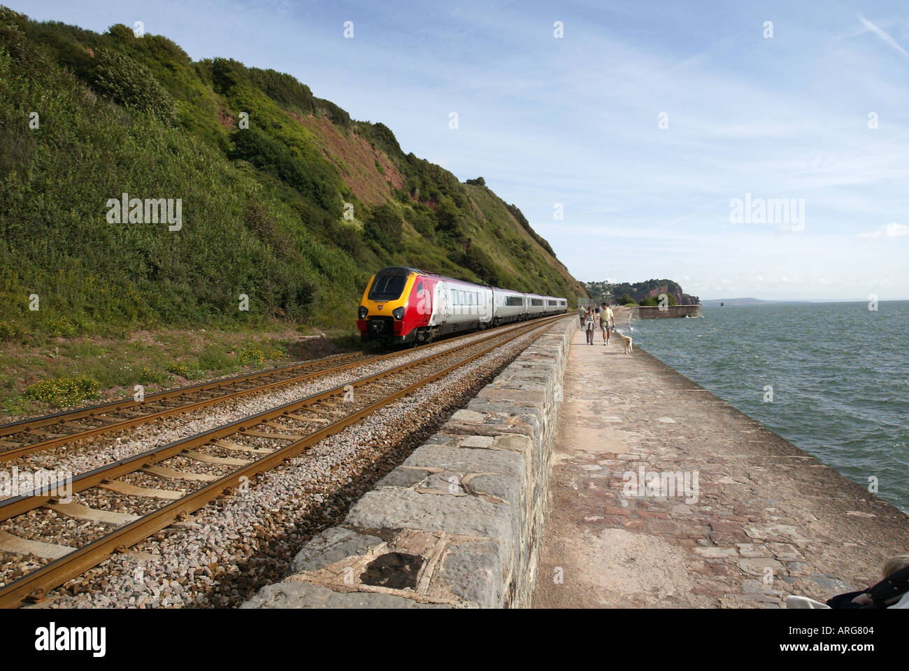 Virgin Train Voyager Banque D'Images