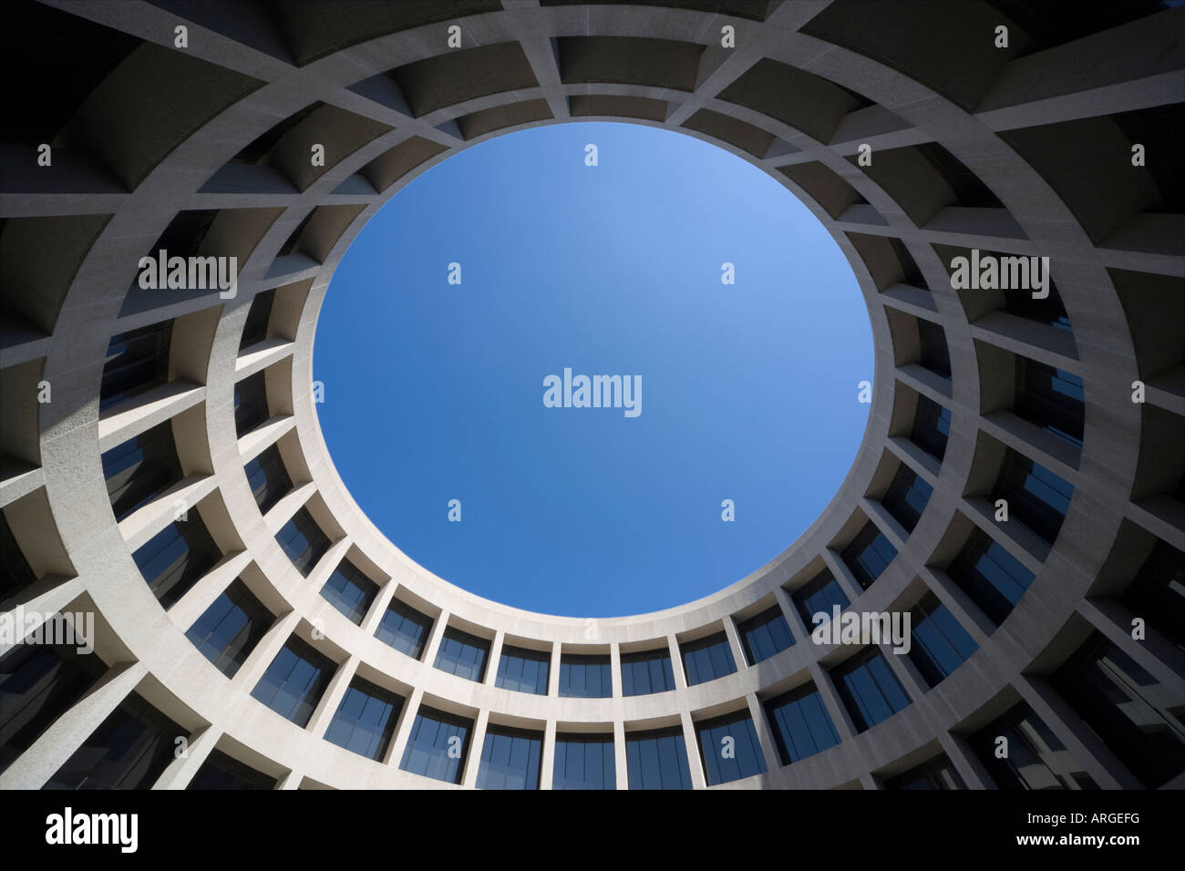 Le Hirshhorn Museum sur le National Mall à Washington DC Banque D'Images