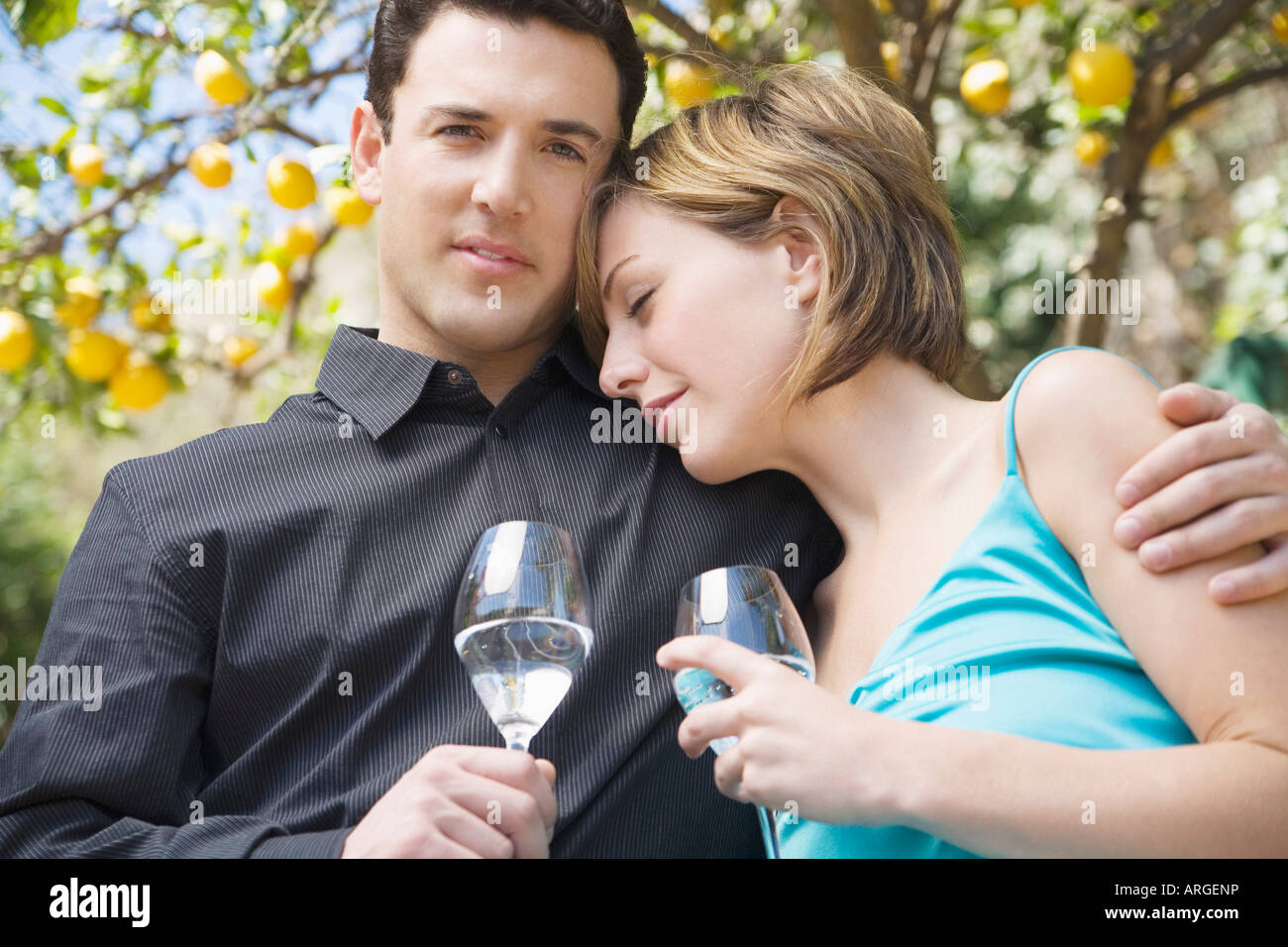 Portrait de couple par Lemon Tree Banque D'Images