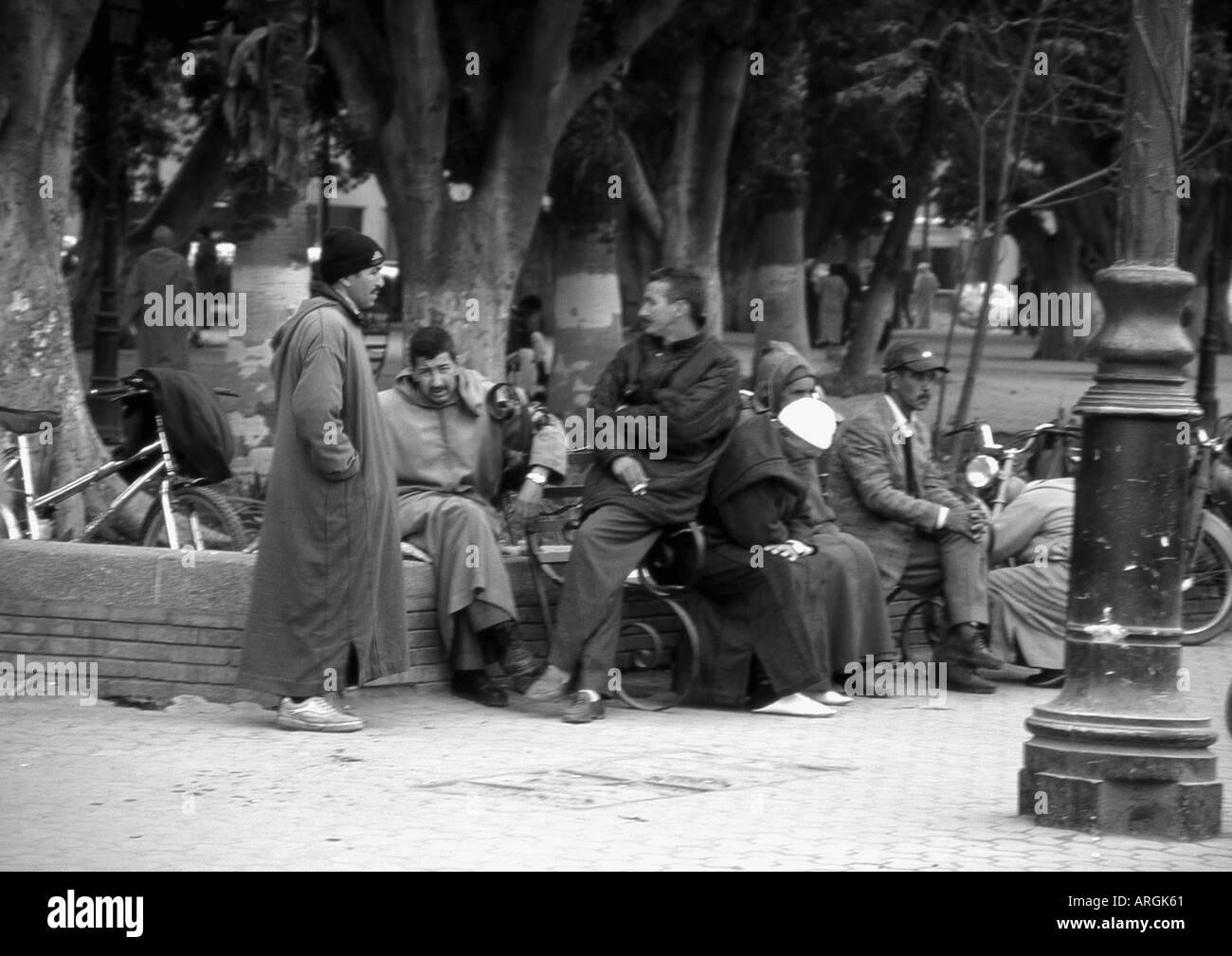 Marrakech Marrakech ville rouge sud-ouest du Maroc Maghreb Arabe marocain arabe berbère du Maghreb en Afrique du Nord Banque D'Images