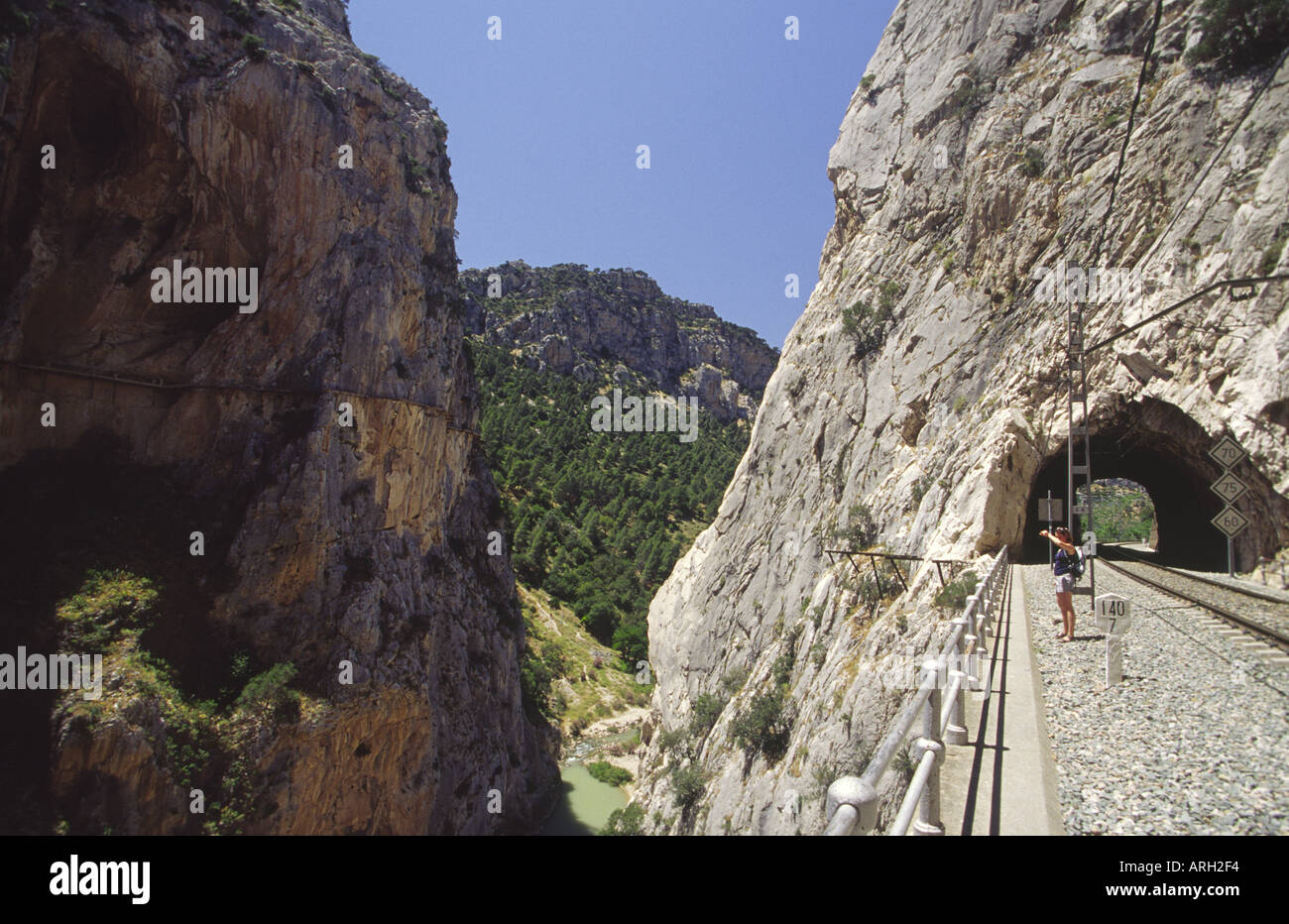 tunnel ferroviaire Banque D'Images