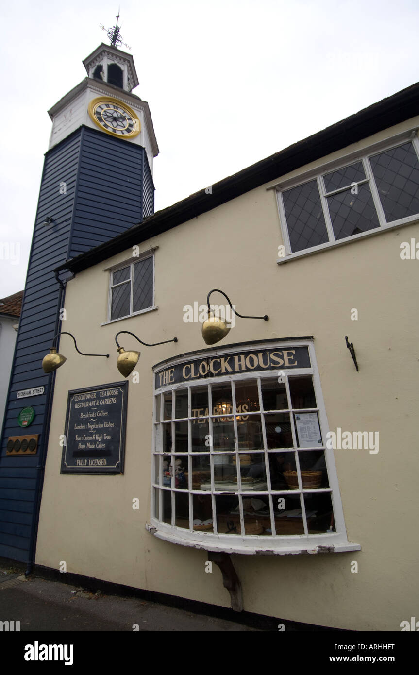 Clockhouse Tea Rooms Coggeshall Essex Banque D'Images