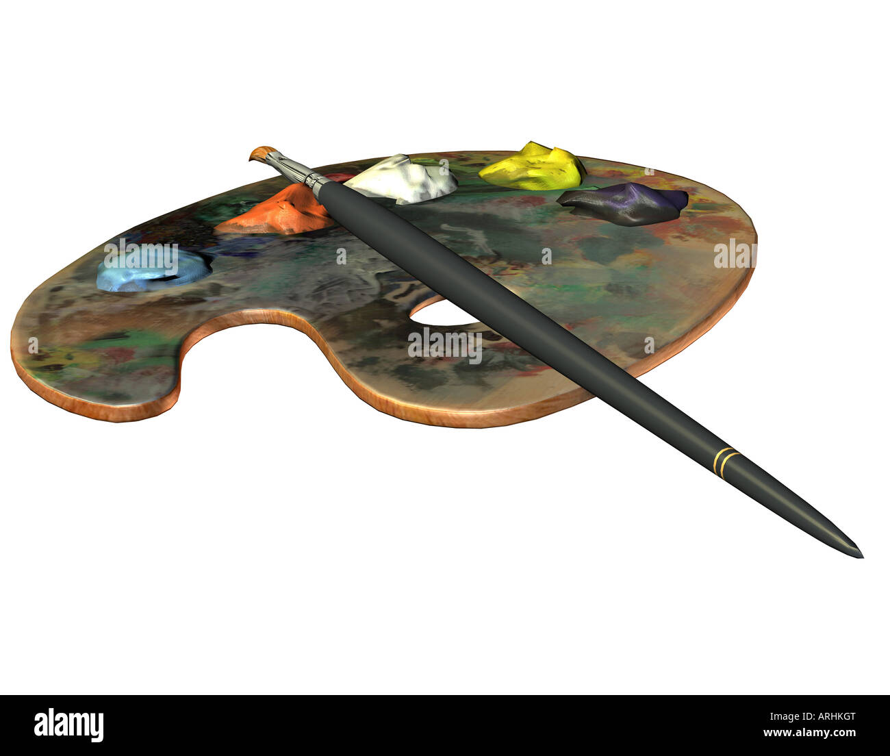 palette de couleurs Banque D'Images