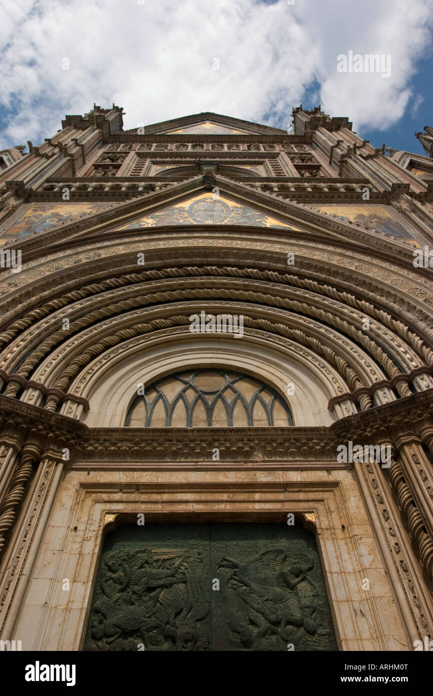 Cathédrale d'Orvieto, Ombrie, Italie. Banque D'Images