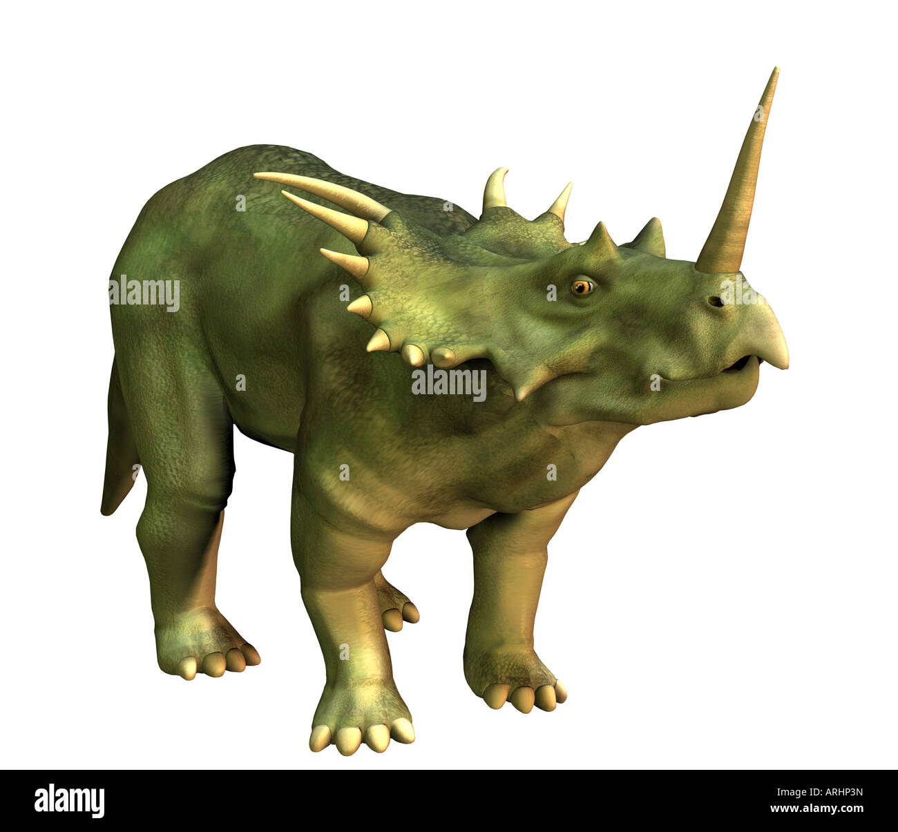 Dinosaure Styracosaurus Banque D'Images