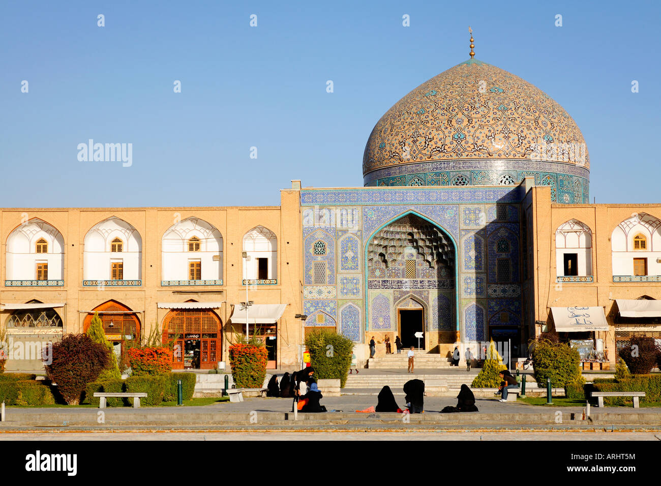 La Mosquée Sheikh Lotfallah je Imam Iran Ispahan Maydan Banque D'Images