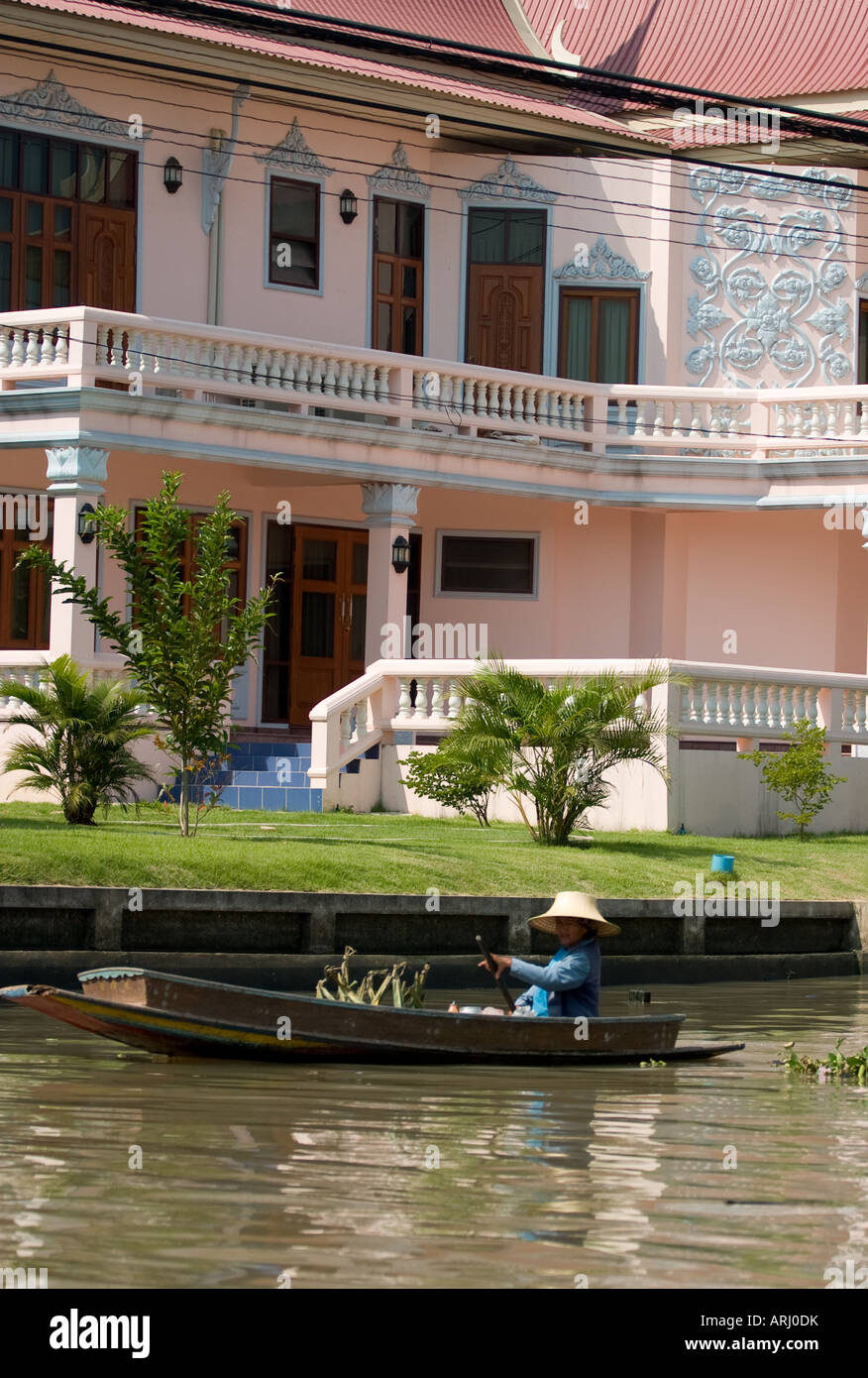 Le contraste dans la culture de la Thaïlande Banque D'Images