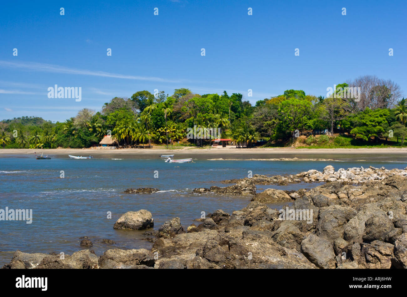 Playa Canta Catalina Provincia de Veraguas Panama Banque D'Images
