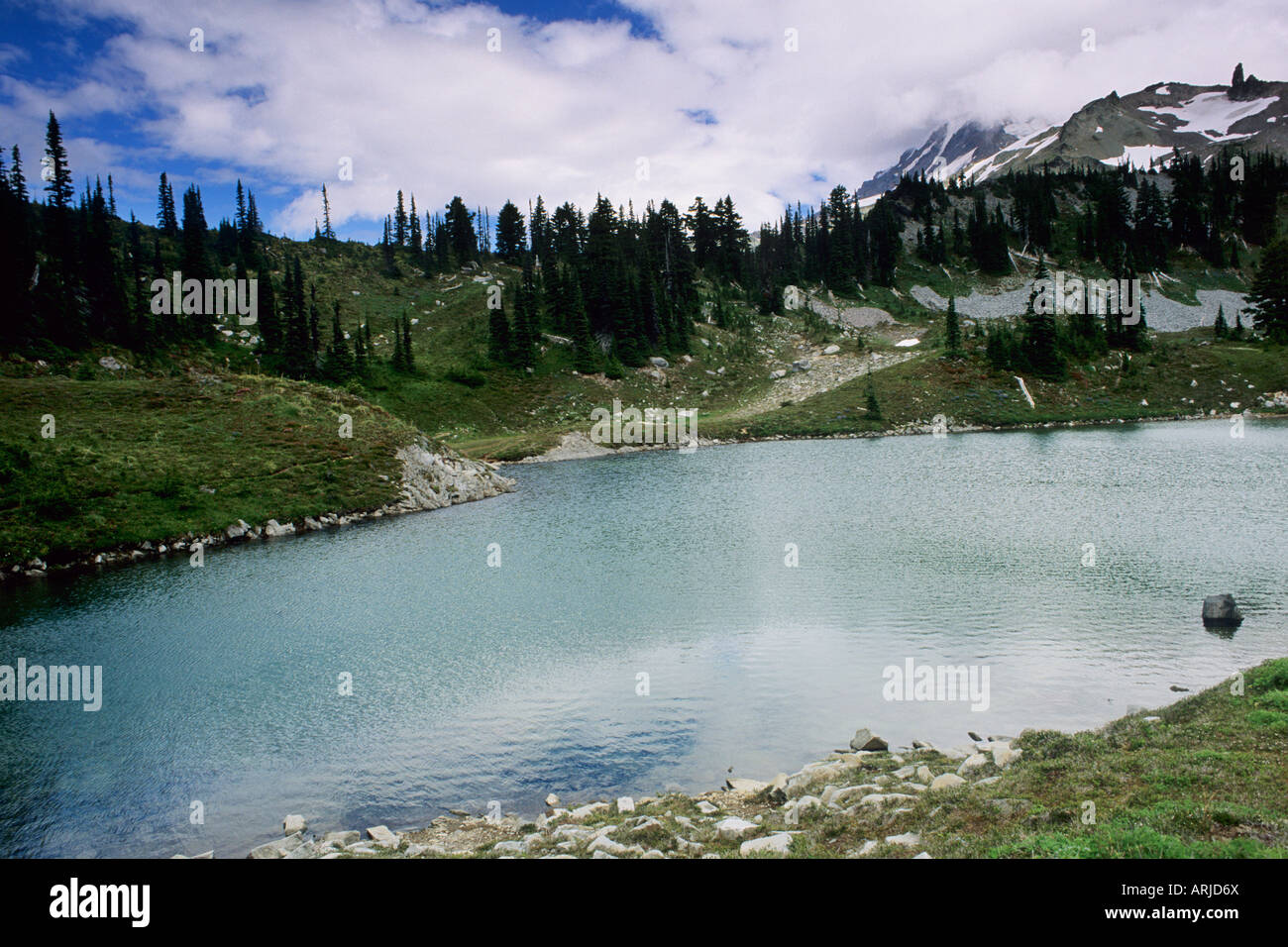 Lac de St Andrews, Mount Rainier National Park, Washington Banque D'Images