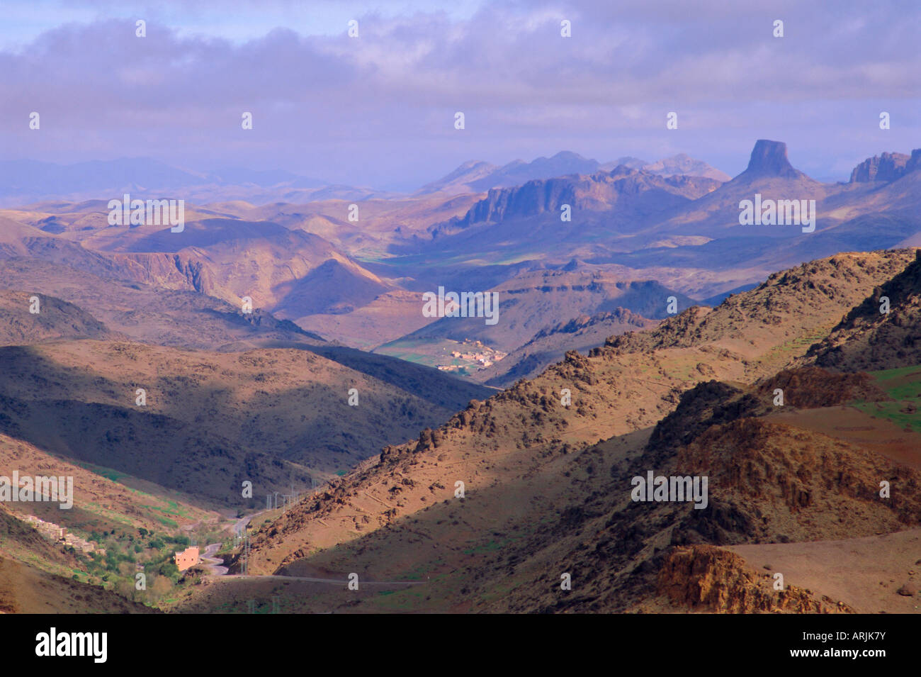 Tafraoute région, le Maroc, l'Afrique du Nord Banque D'Images