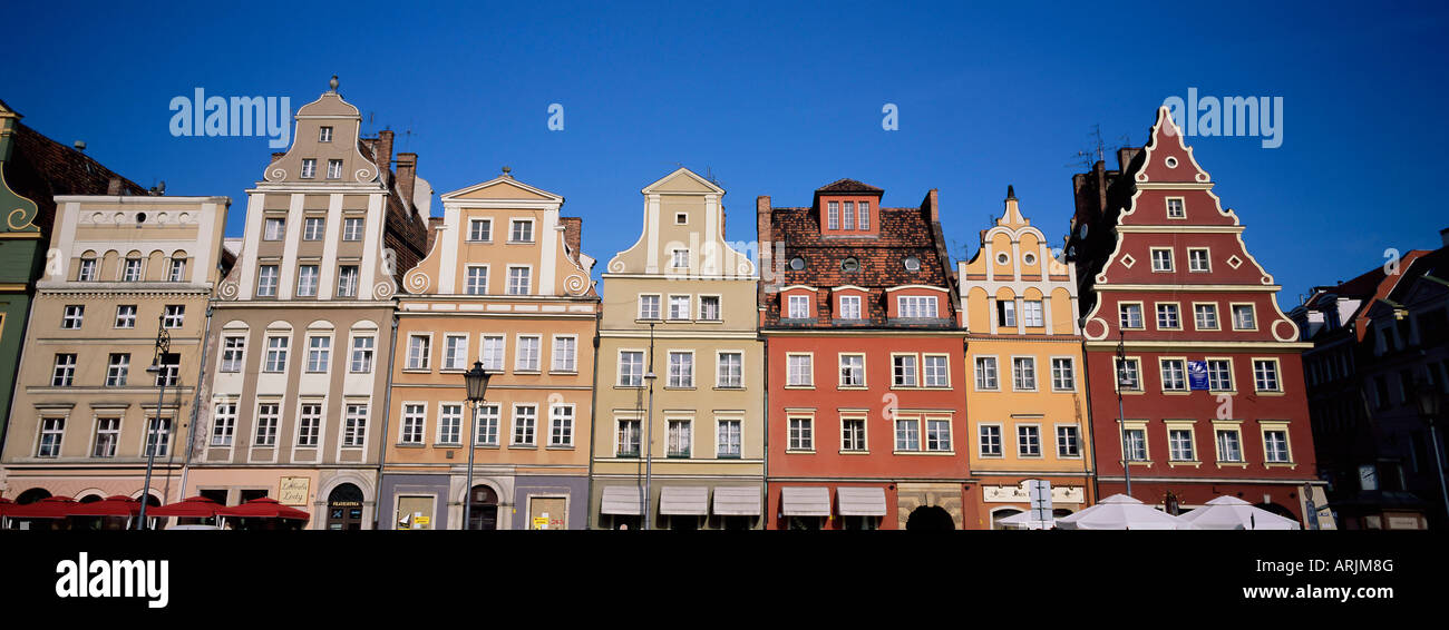 Place du marché, Wroclaw, Silésie, Pologne, Europe Banque D'Images