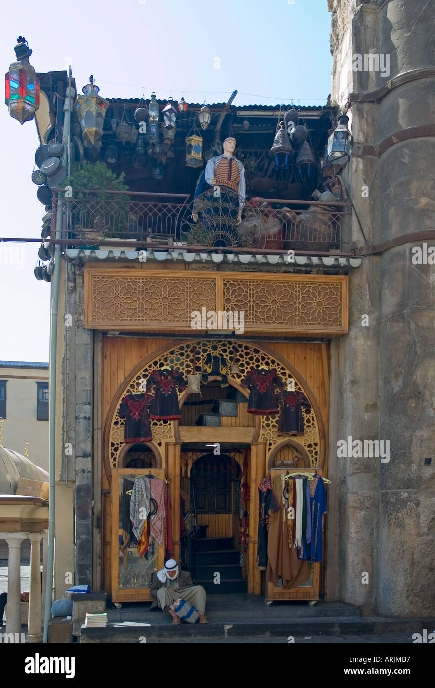 Boutique dans le souk al-Hamidiyya, souq, district de Damas, en Syrie, au Moyen-Orient. DSC 5573 Banque D'Images